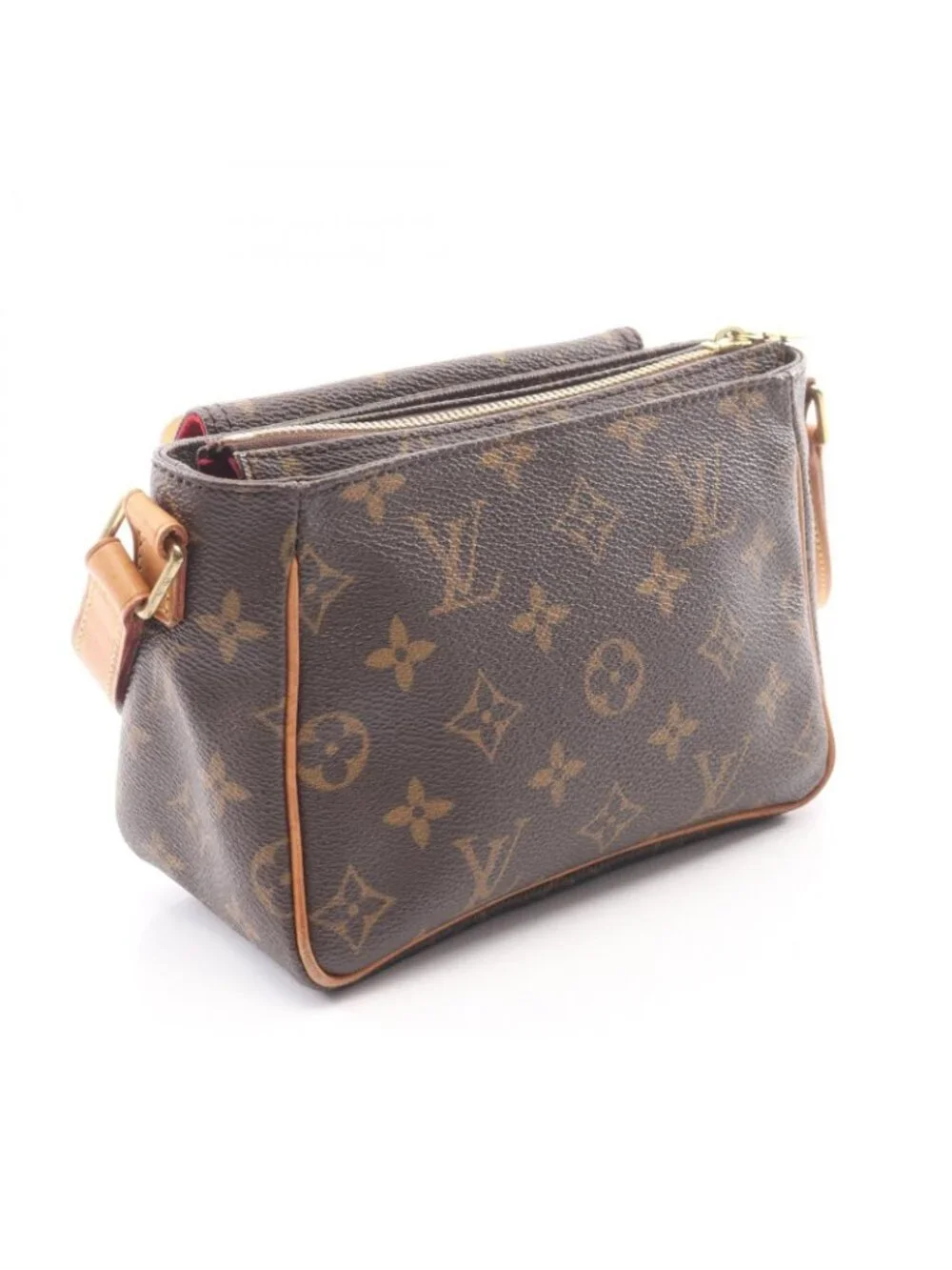 Louis Vuitton Shoulder Bag PM Canvas Leather PM